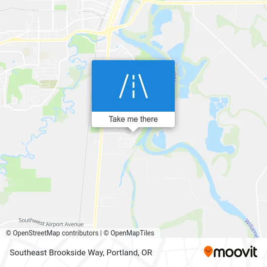 Southeast Brookside Way map