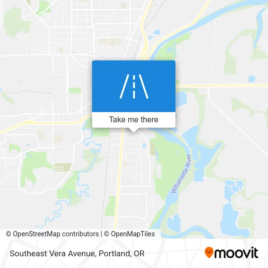 Southeast Vera Avenue map
