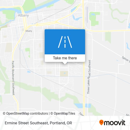 Mapa de Ermine Street Southeast
