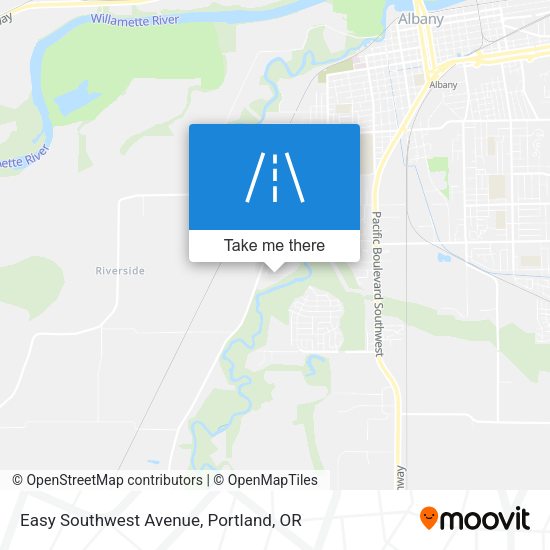 Easy Southwest Avenue map