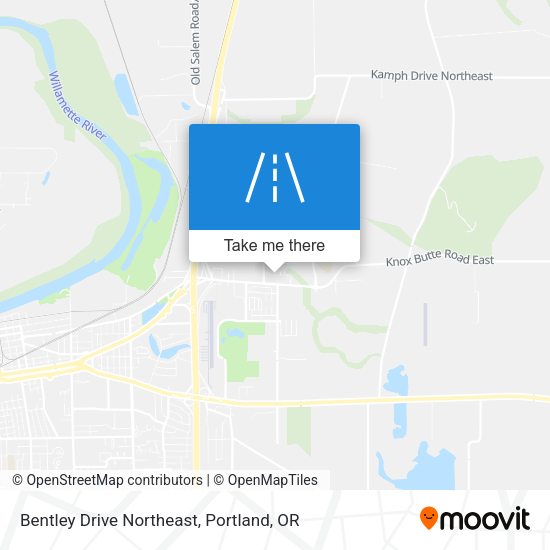 Bentley Drive Northeast map
