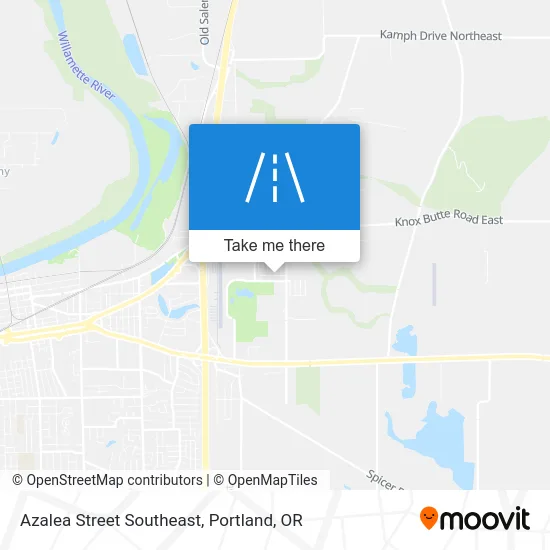 Azalea Street Southeast map