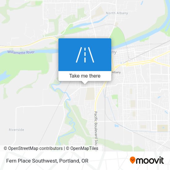 Mapa de Fern Place Southwest