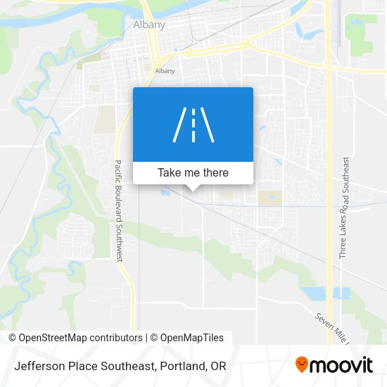 Jefferson Place Southeast map
