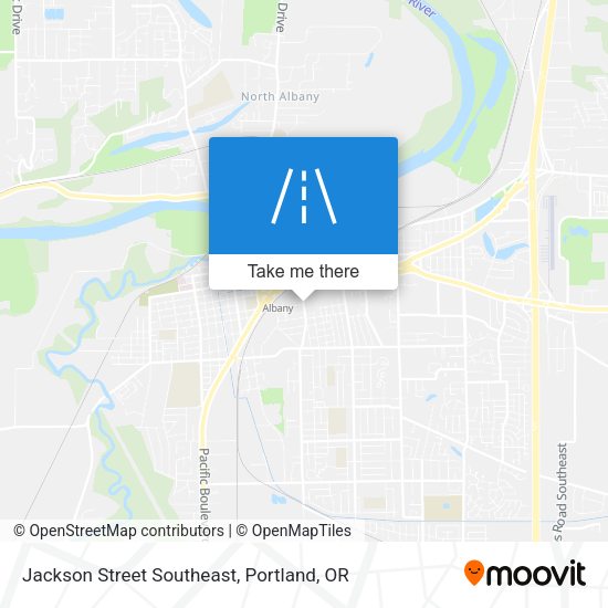 Jackson Street Southeast map