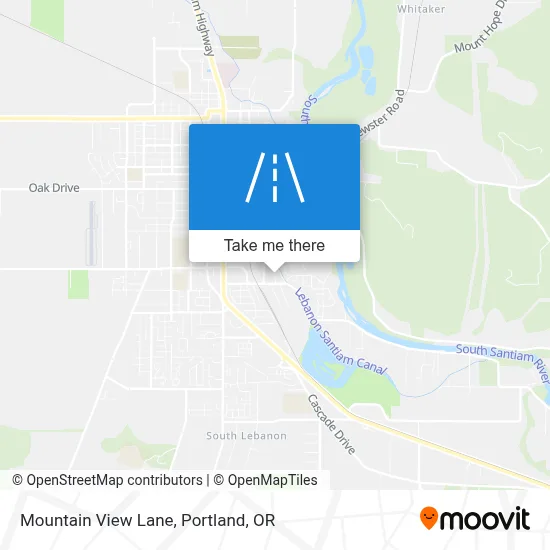 Mountain View Lane map