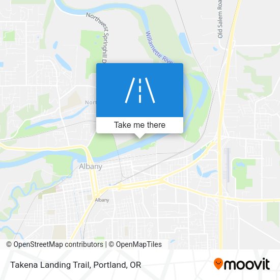 Mapa de Takena Landing Trail