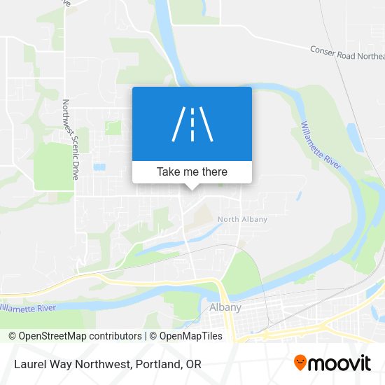 Mapa de Laurel Way Northwest