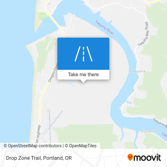Drop Zone Trail map
