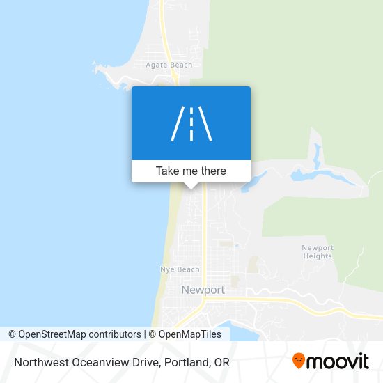 Northwest Oceanview Drive map