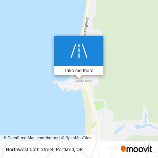 Northwest 56th Street map