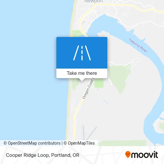Cooper Ridge Loop map