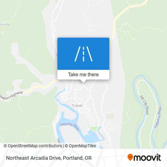 Mapa de Northeast Arcadia Drive