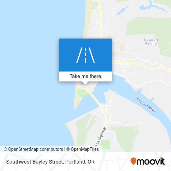 Southwest Bayley Street map