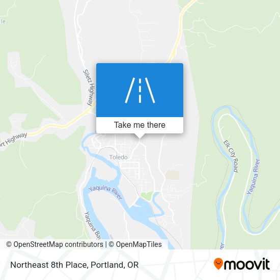 Mapa de Northeast 8th Place