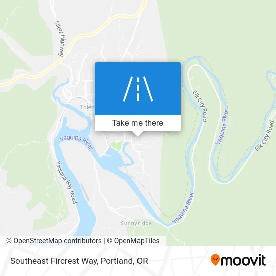 Southeast Fircrest Way map