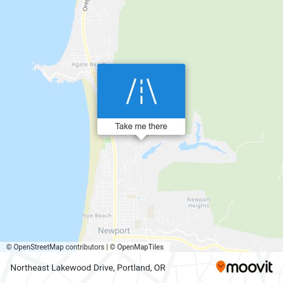 Mapa de Northeast Lakewood Drive
