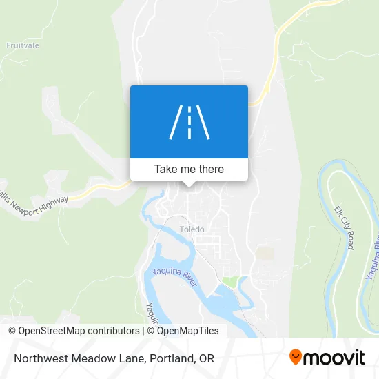 Northwest Meadow Lane map