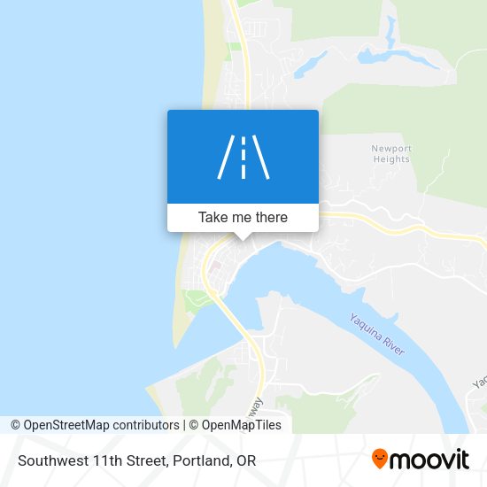 Southwest 11th Street map