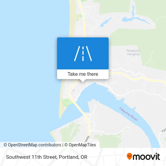 Southwest 11th Street map