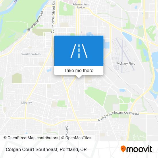 Mapa de Colgan Court Southeast