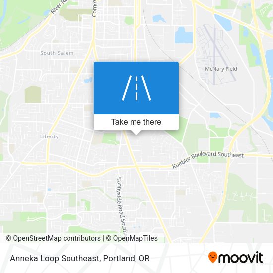 Anneka Loop Southeast map