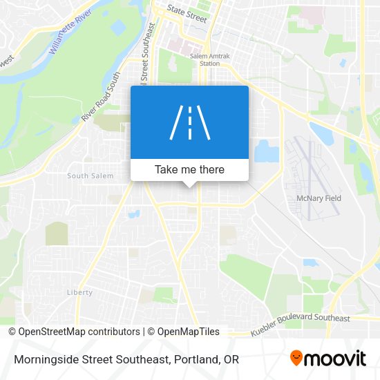 Morningside Street Southeast map