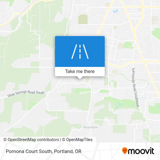 Pomona Court South map