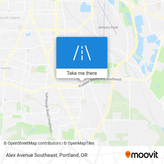 Alex Avenue Southeast map
