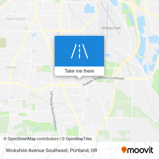Wickshire Avenue Southeast map