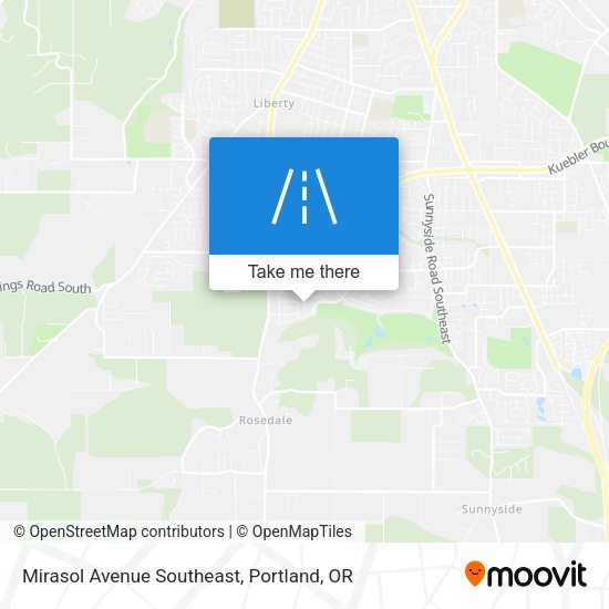 Mirasol Avenue Southeast map