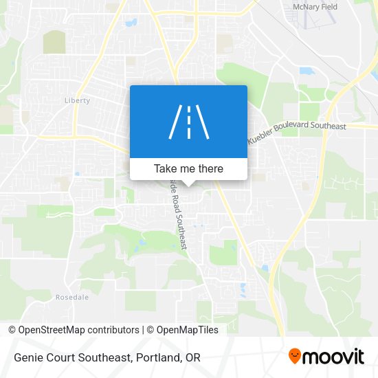 Mapa de Genie Court Southeast