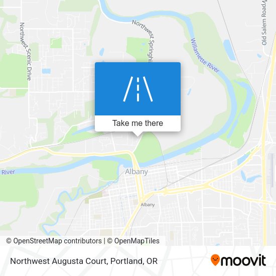 Mapa de Northwest Augusta Court