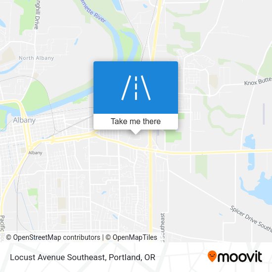 Mapa de Locust Avenue Southeast