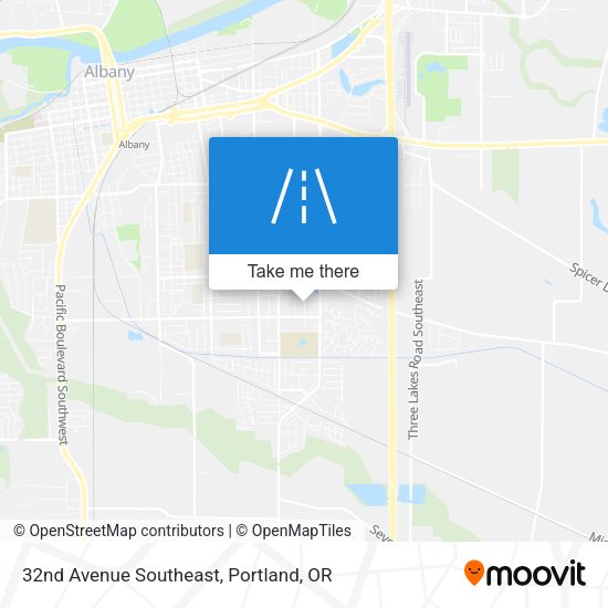 32nd Avenue Southeast map
