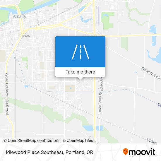 Idlewood Place Southeast map