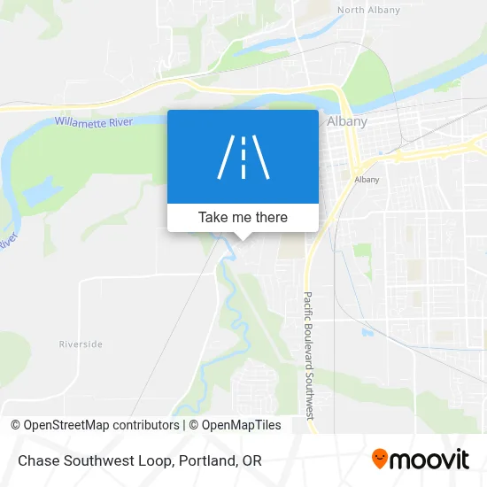 Chase Southwest Loop map
