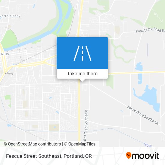 Fescue Street Southeast map