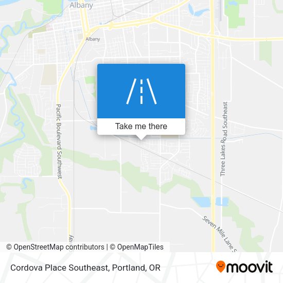 Cordova Place Southeast map
