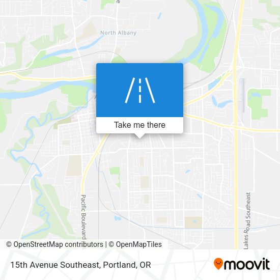 15th Avenue Southeast map
