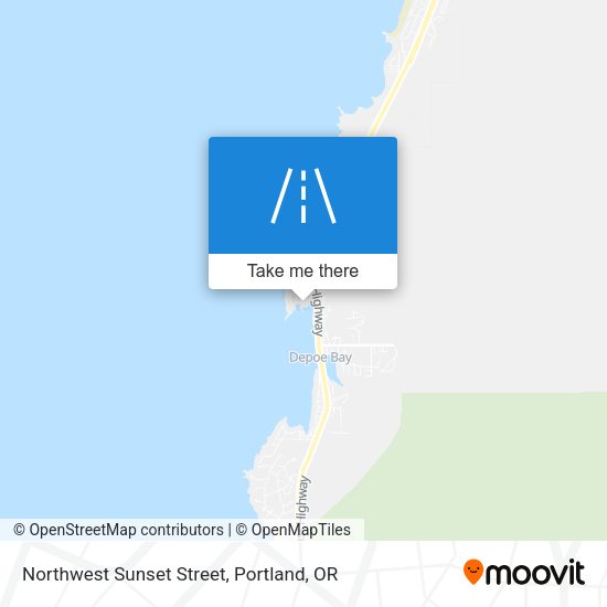 Northwest Sunset Street map