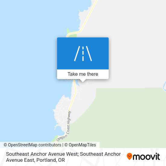 Southeast Anchor Avenue West; Southeast Anchor Avenue East map