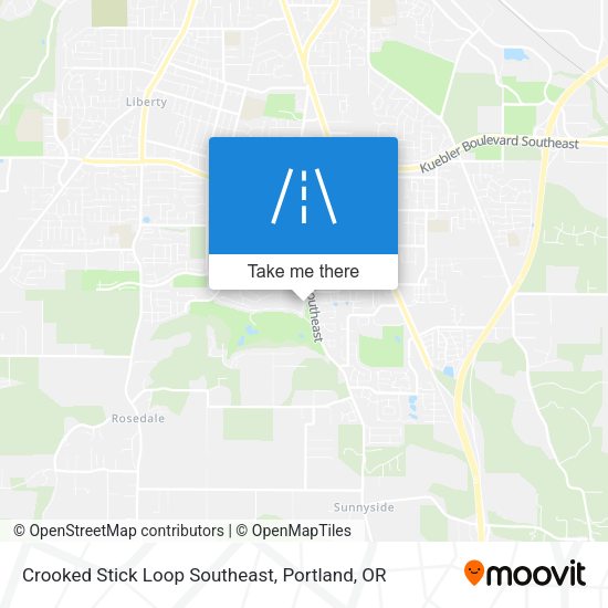 Mapa de Crooked Stick Loop Southeast