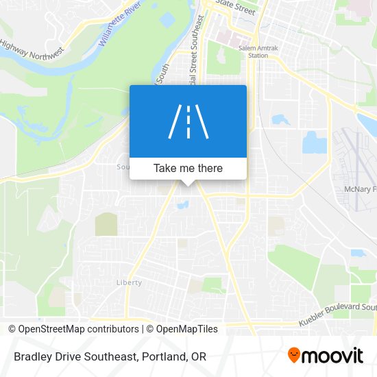 Bradley Drive Southeast map