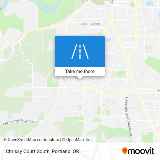 Mapa de Chrissy Court South