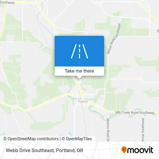 Webb Drive Southeast map
