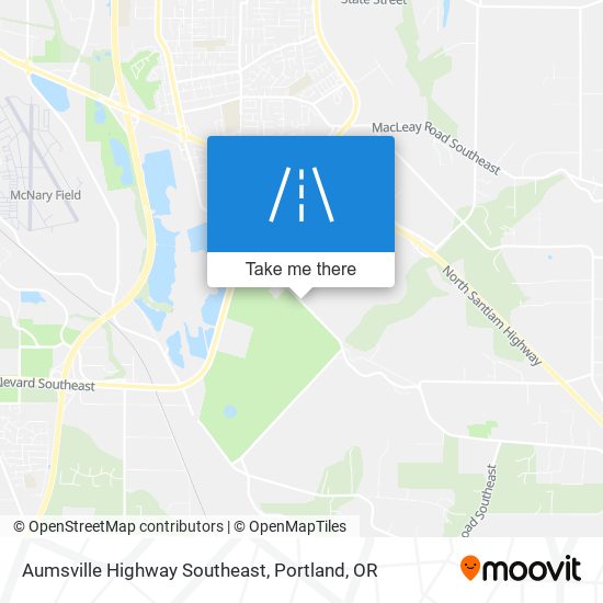 Aumsville Highway Southeast map