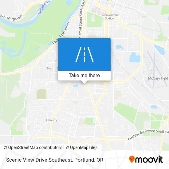 Scenic View Drive Southeast map