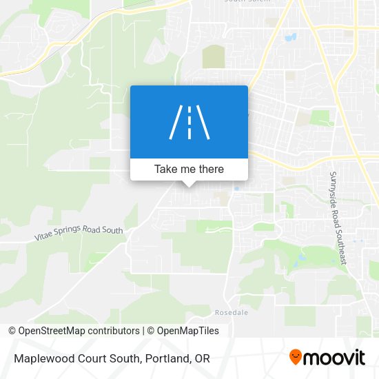 Mapa de Maplewood Court South
