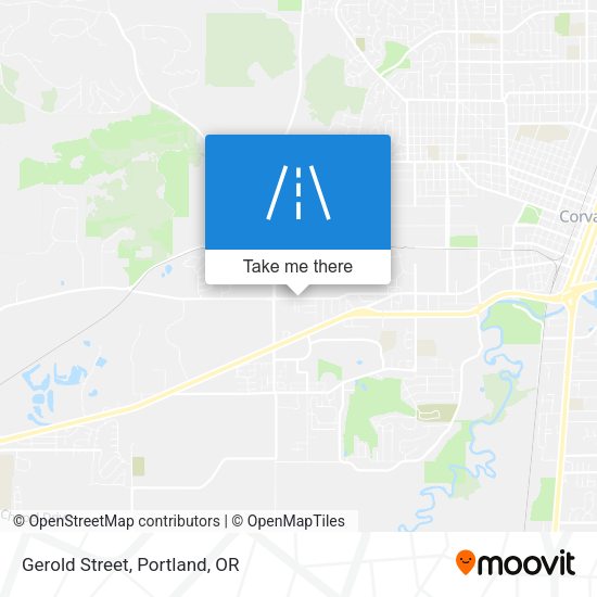 Mapa de Gerold Street